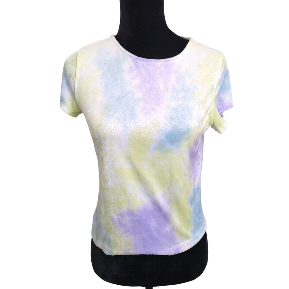Free People Cloud Combo Tee Shirt Med Pastel Y2K Fairy Softgirl